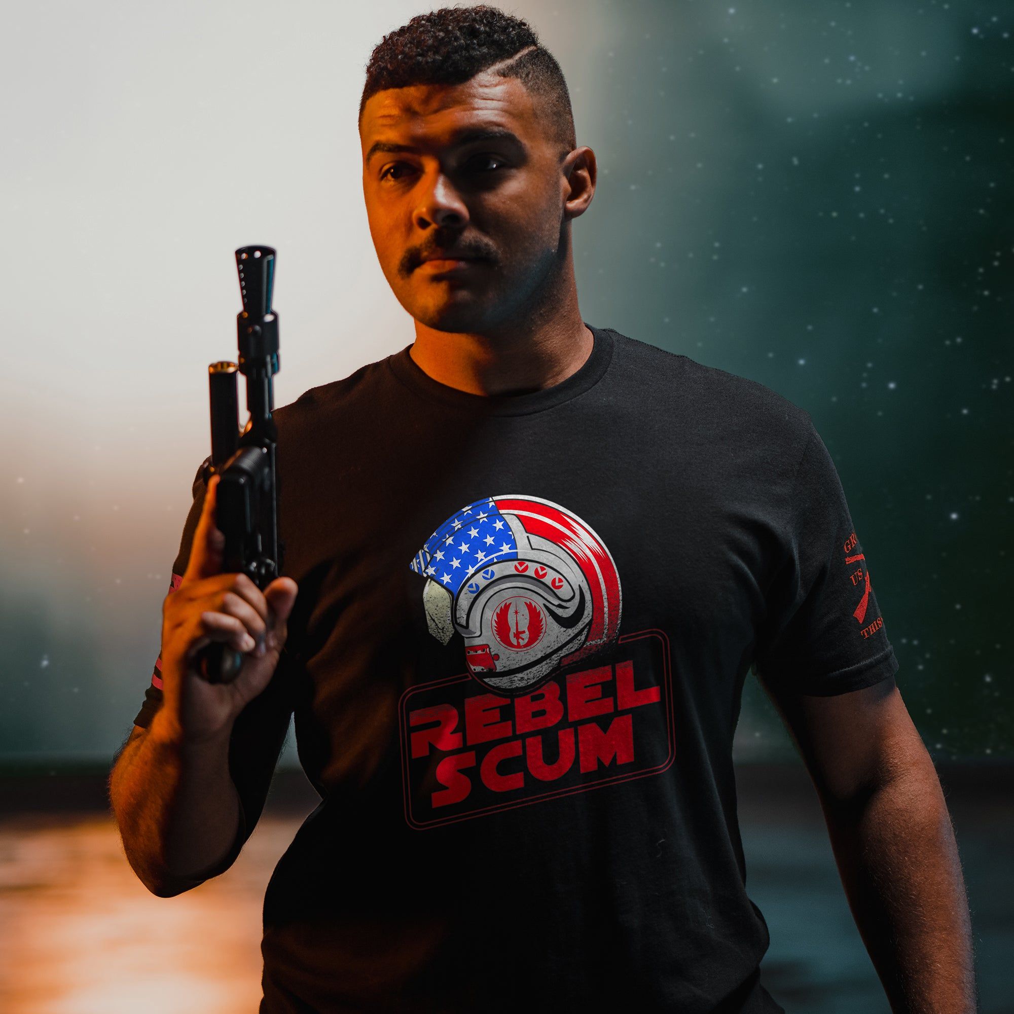 Rebellion Lives T-Shirt - Black sold by Grunt Style product image thumbnail 4