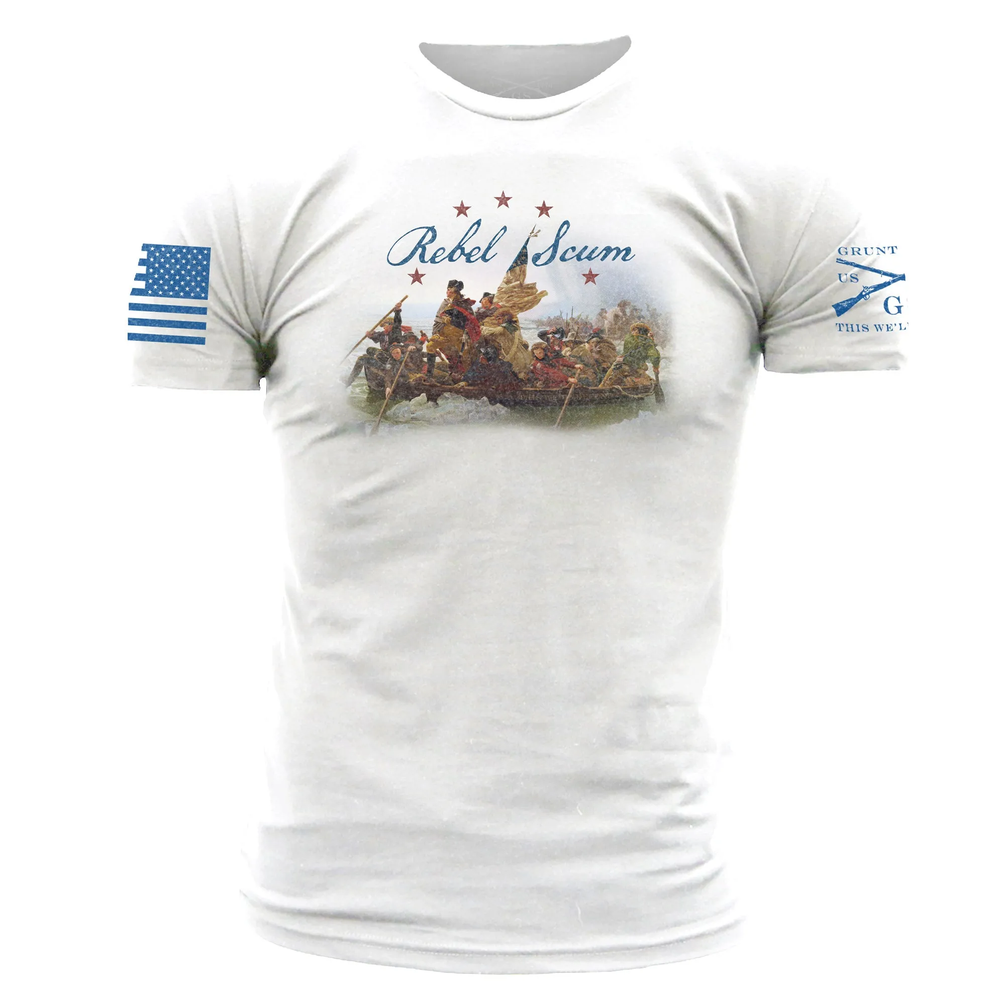 Rebel Scum T-Shirt - White sold by Grunt Style
