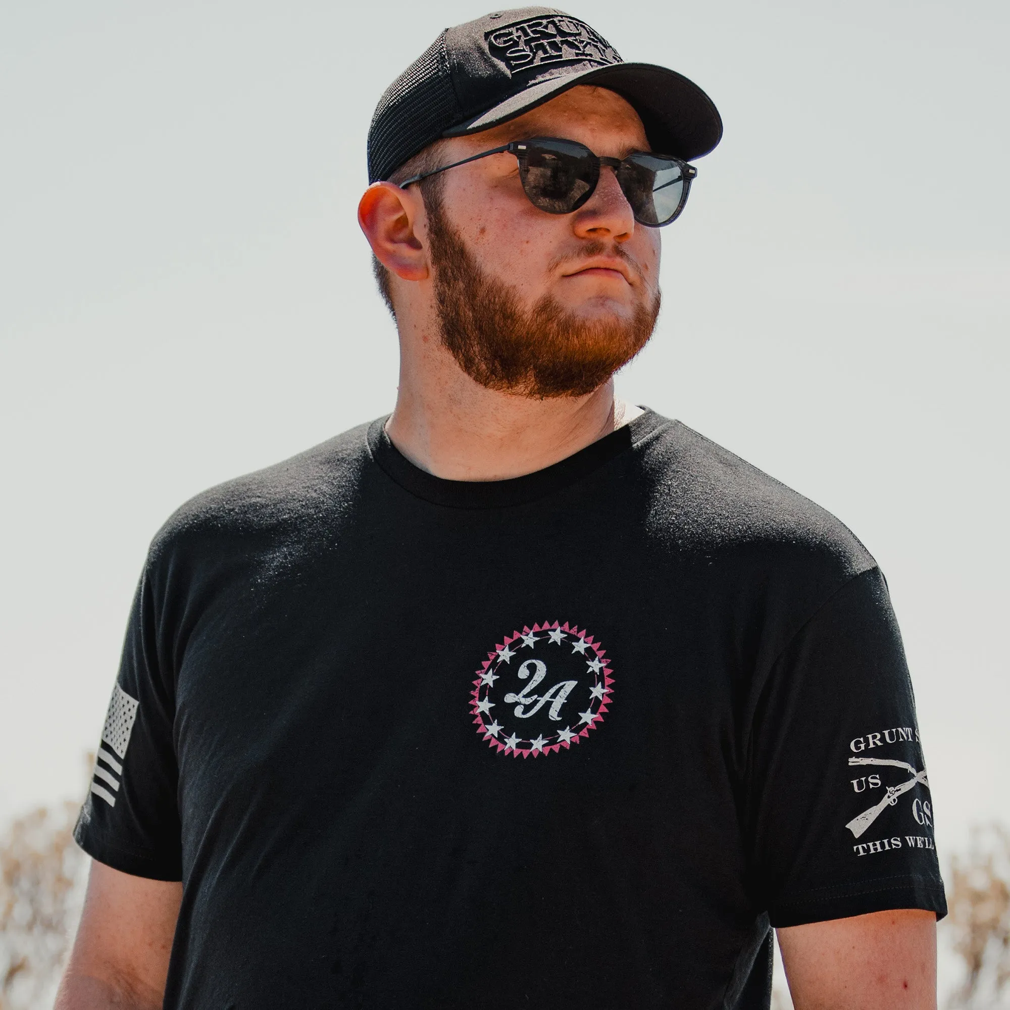 2A Protected T-Shirt - Black sold by Grunt Style product image thumbnail 4