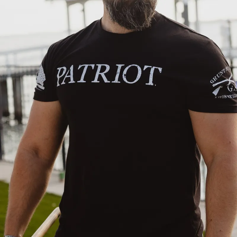 Patriot Defined T-Shirt - Black sold by Grunt Style