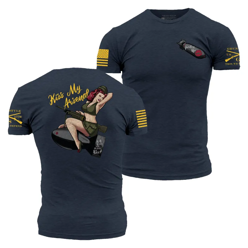 Howitzer Kennedy Defense Men's T-Shirt - Black, 100% Cotton, S-4XL - Military Grunt Style