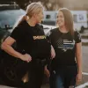 Women's Blue Line American Acid Slim Fit T-Shirt - Black sold by Grunt Style