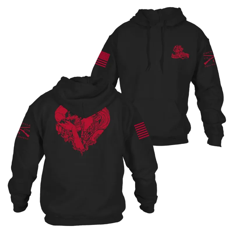 Until Death Do Us Part Hoodie - Black sold by Grunt Style