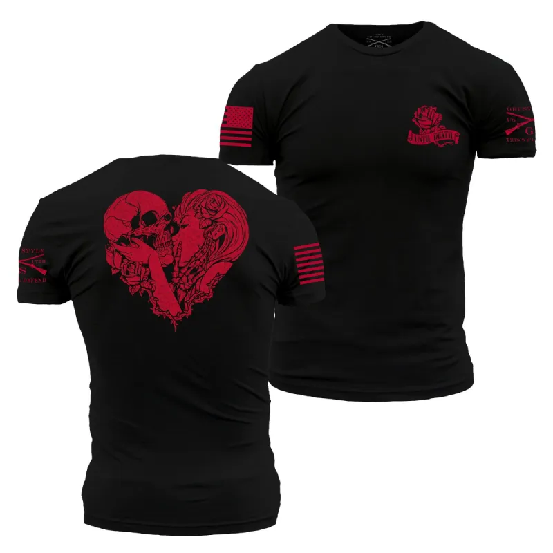Until Death Do Us Part T-Shirt - Black sold by Grunt Style