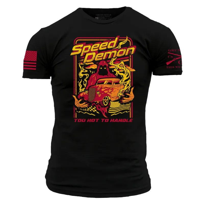 Speed Demon T-Shirt - Black made by Grunt Style