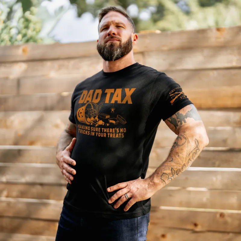 Dad Tax Halloween T-Shirt - Black sold by Grunt Style