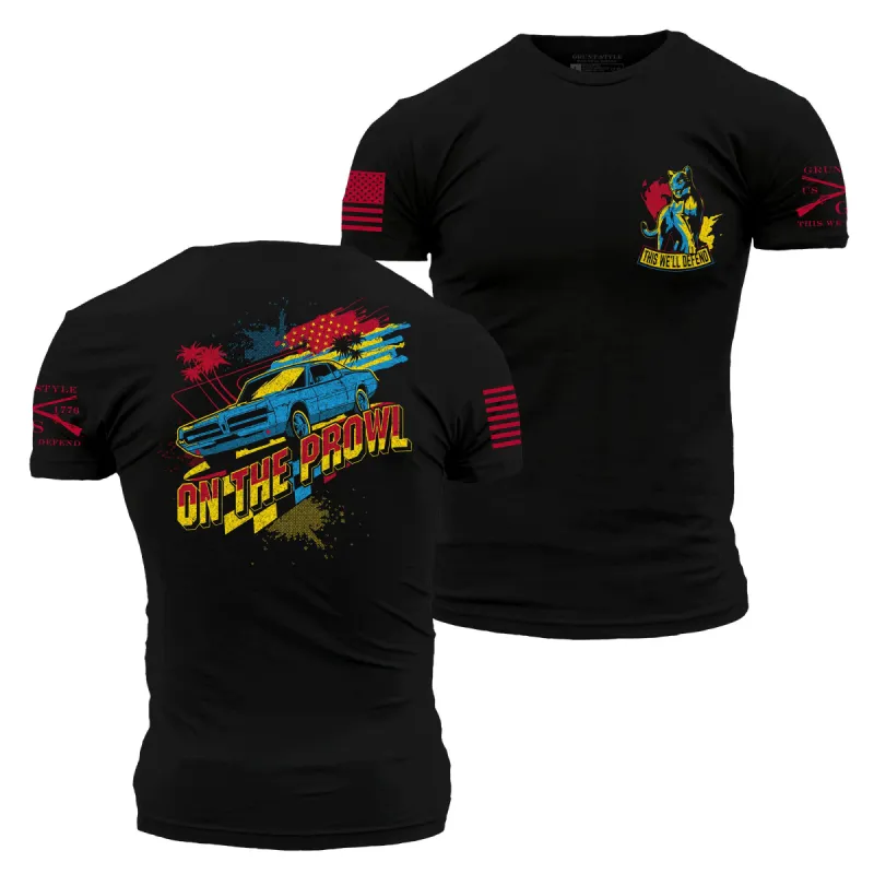 On The Prowl T-Shirt - Black made by Grunt Style