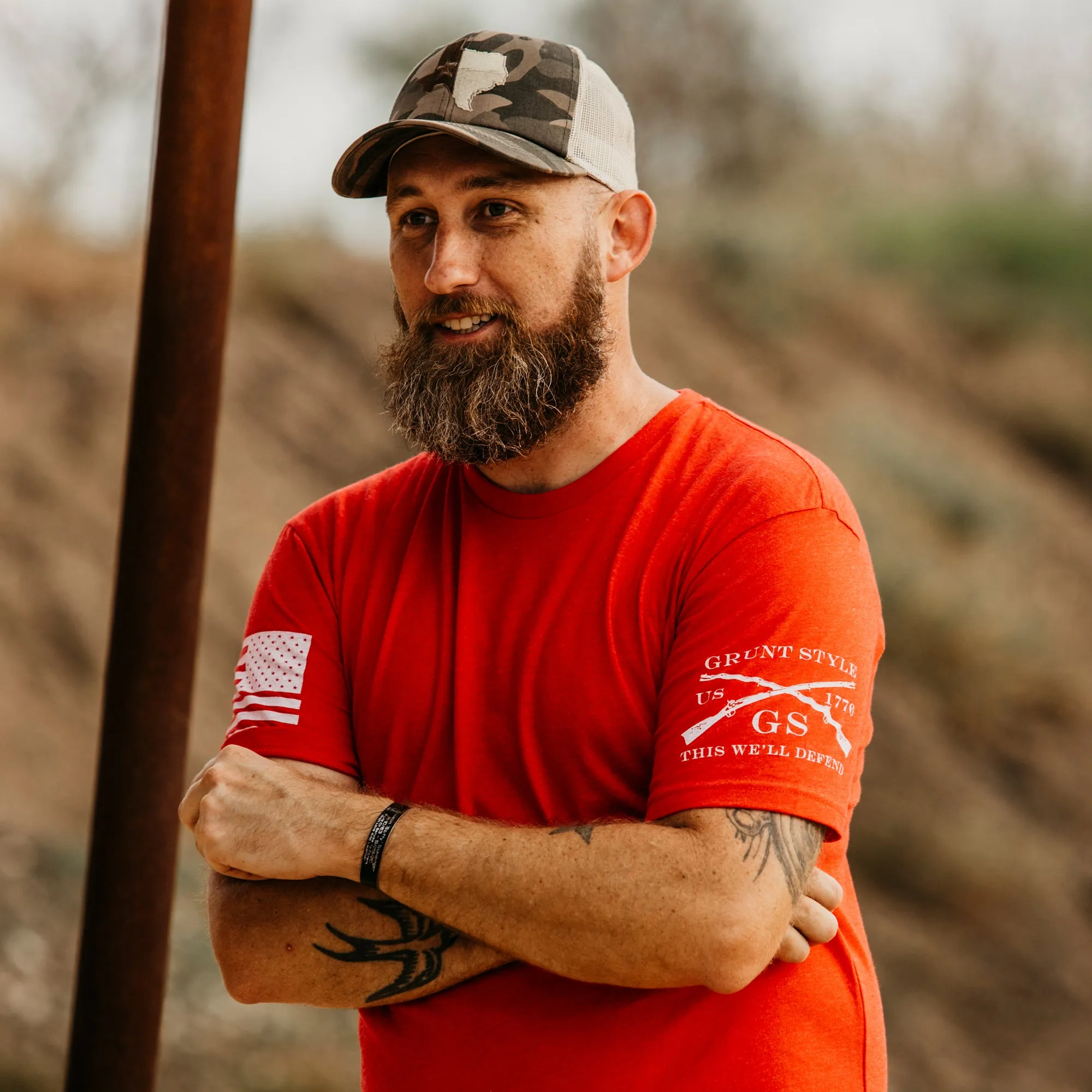 Basic T-Shirt - Red sold by Grunt Style product image thumbnail 2