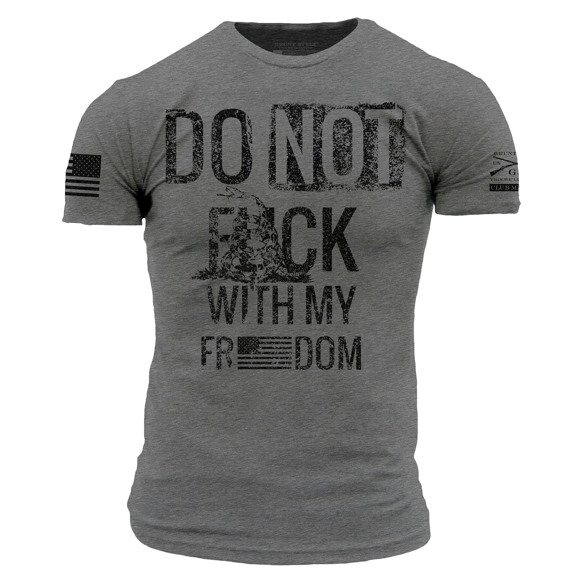 Do Not F*ck With My Freedom T-Shirt sold by Grunt Style product image thumbnail 2