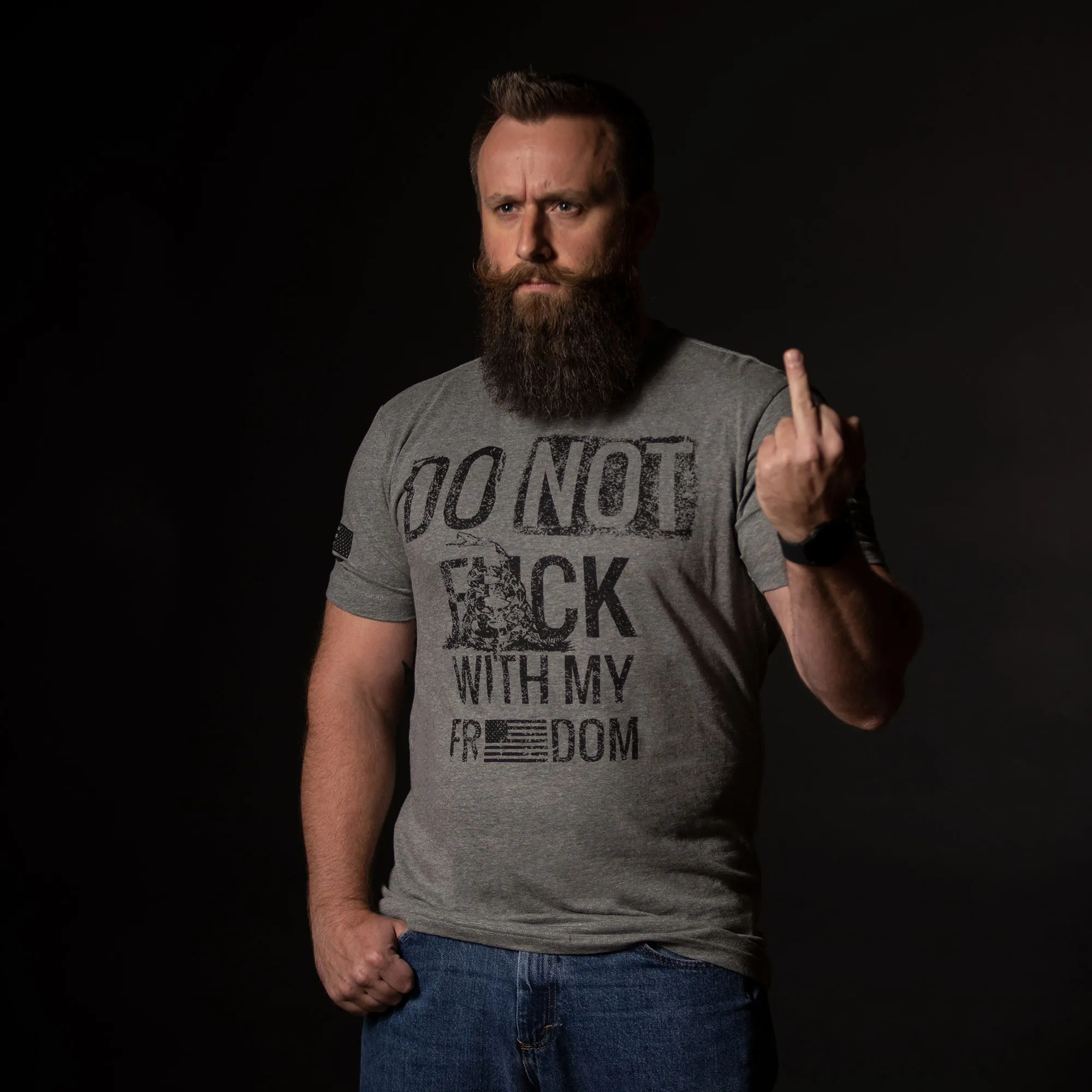 Do Not F*ck With My Freedom T-Shirt sold by Grunt Style