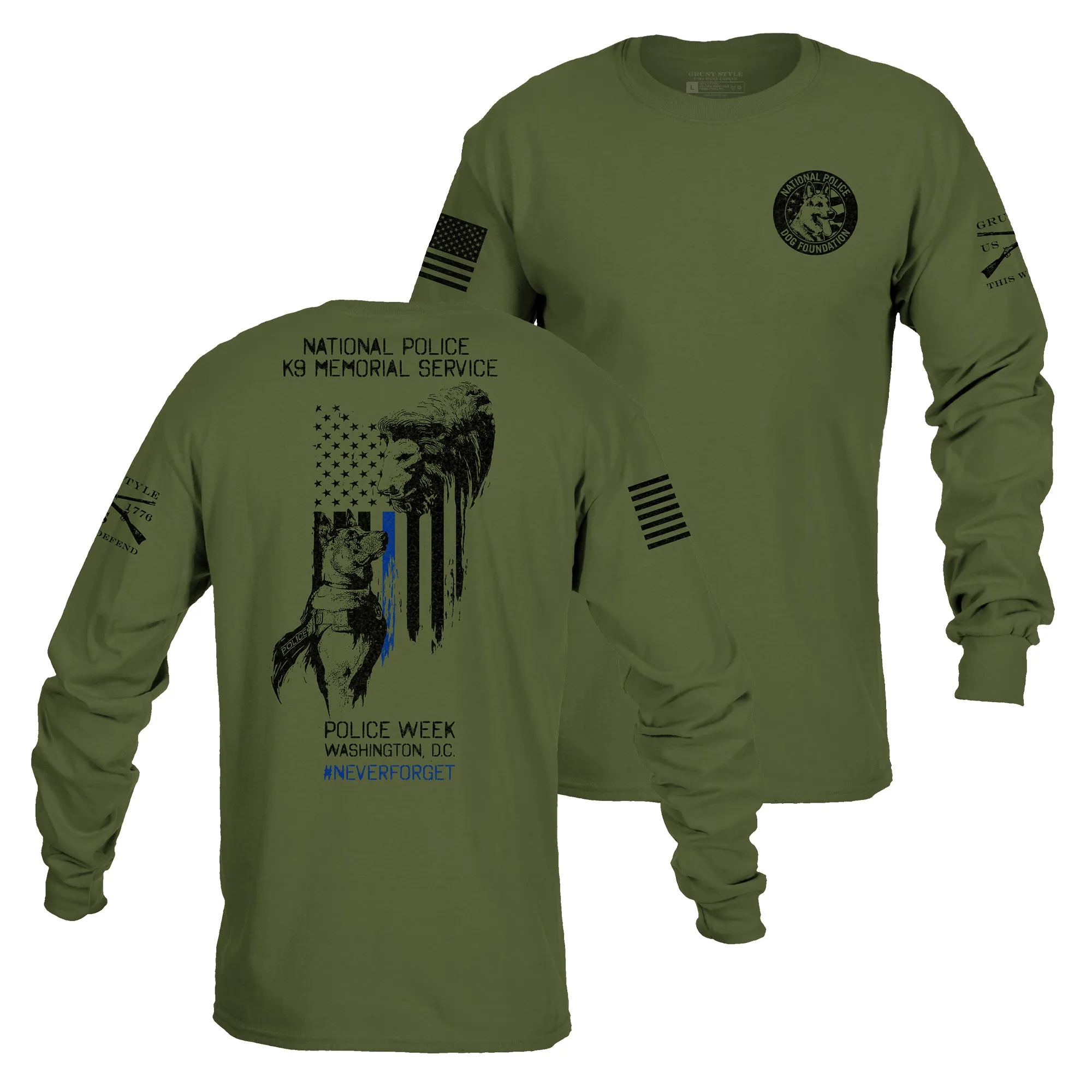 Remembering the Brave: Honoring Fallen K9 Heroes sold by Grunt Style product image thumbnail 3