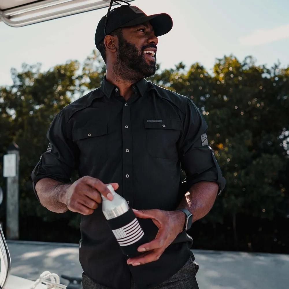 Grunt Style Long Sleeve Fishing Shirt - Black sold by Grunt Style product image thumbnail 4