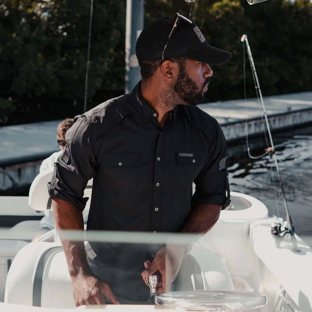 Grunt Style Long Sleeve Fishing Shirt - Black sold by Grunt Style product image thumbnail 5