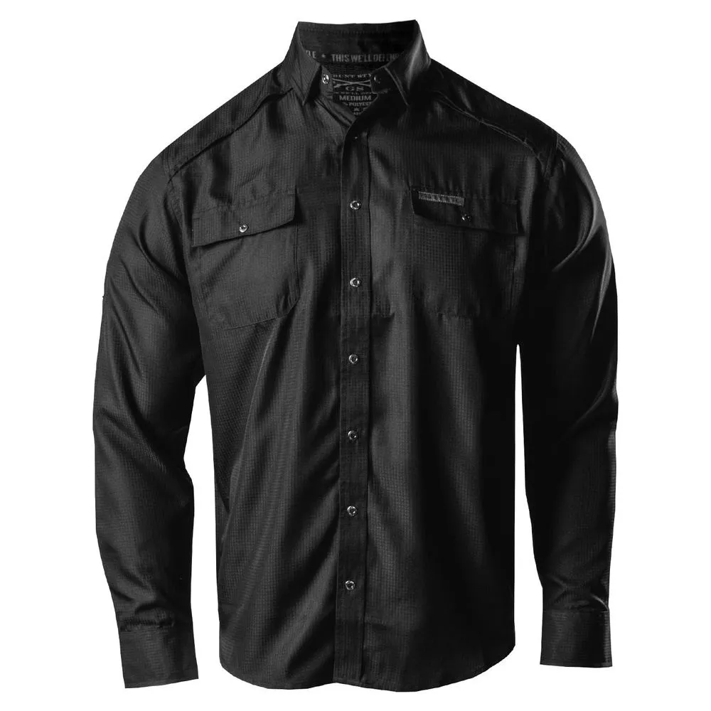 Grunt Style Long Sleeve Fishing Shirt - Black sold by Grunt Style product image thumbnail 2