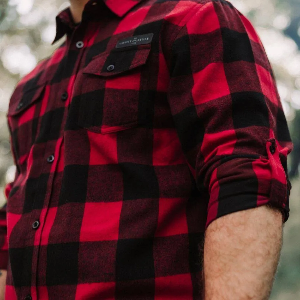 Men's Plaid Flannel - Buffalo sold by Grunt Style product image thumbnail 4