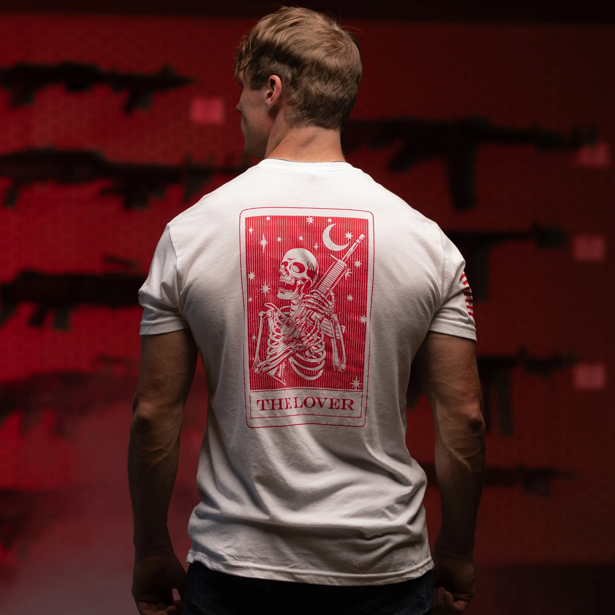 Lover Tarot T-Shirt - White sold by Grunt Style product image thumbnail 3