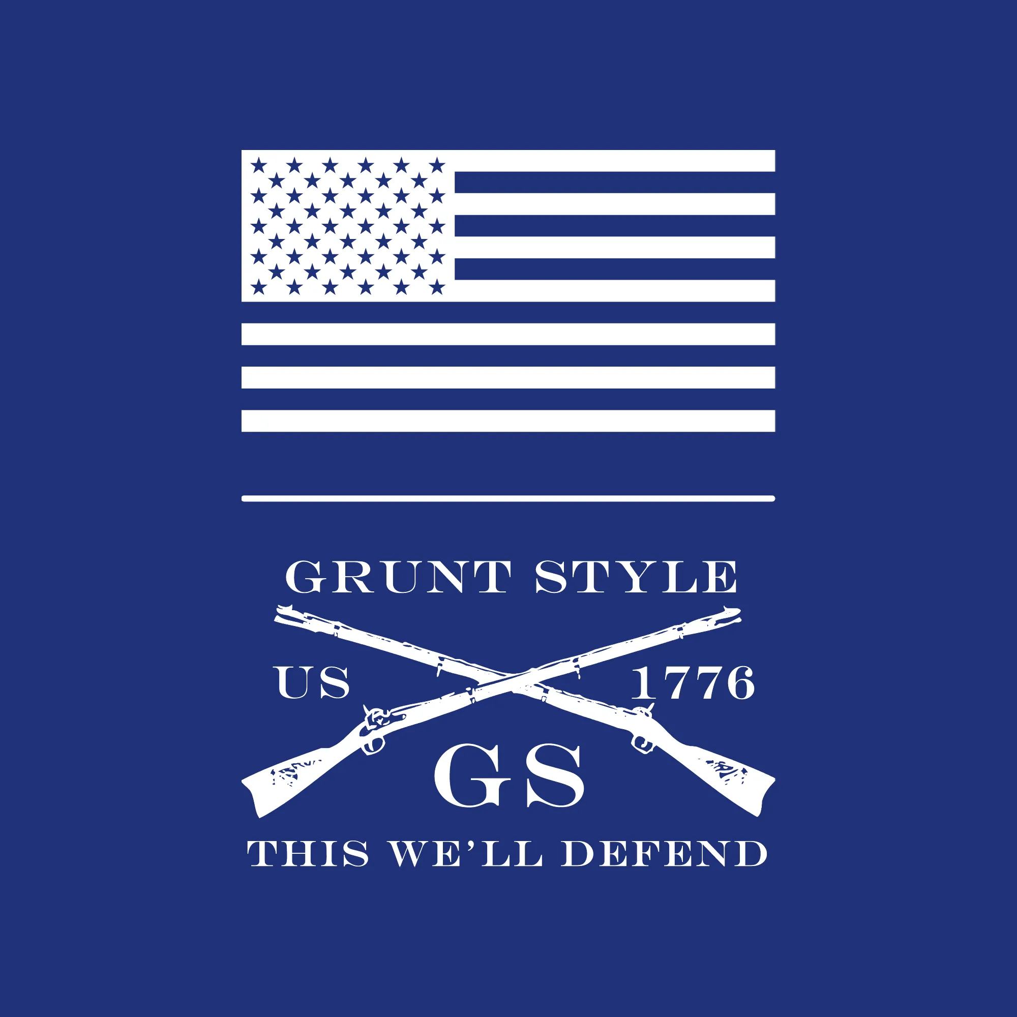 1776 Flag Tank - Royal sold by Grunt Style product image thumbnail 4