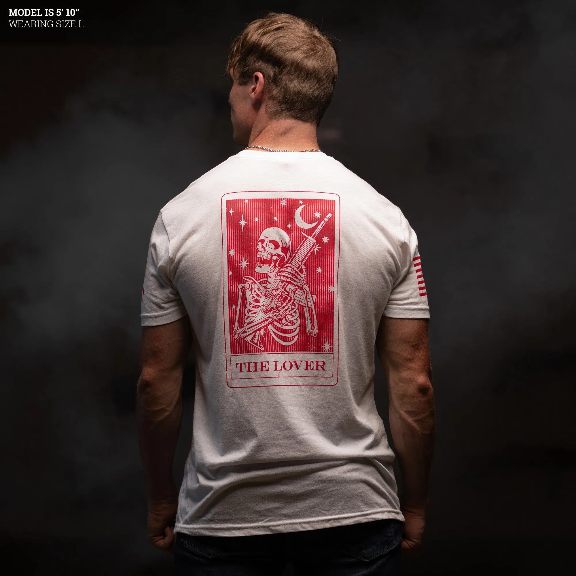 Lover Tarot T-Shirt - White sold by Grunt Style product image thumbnail 4