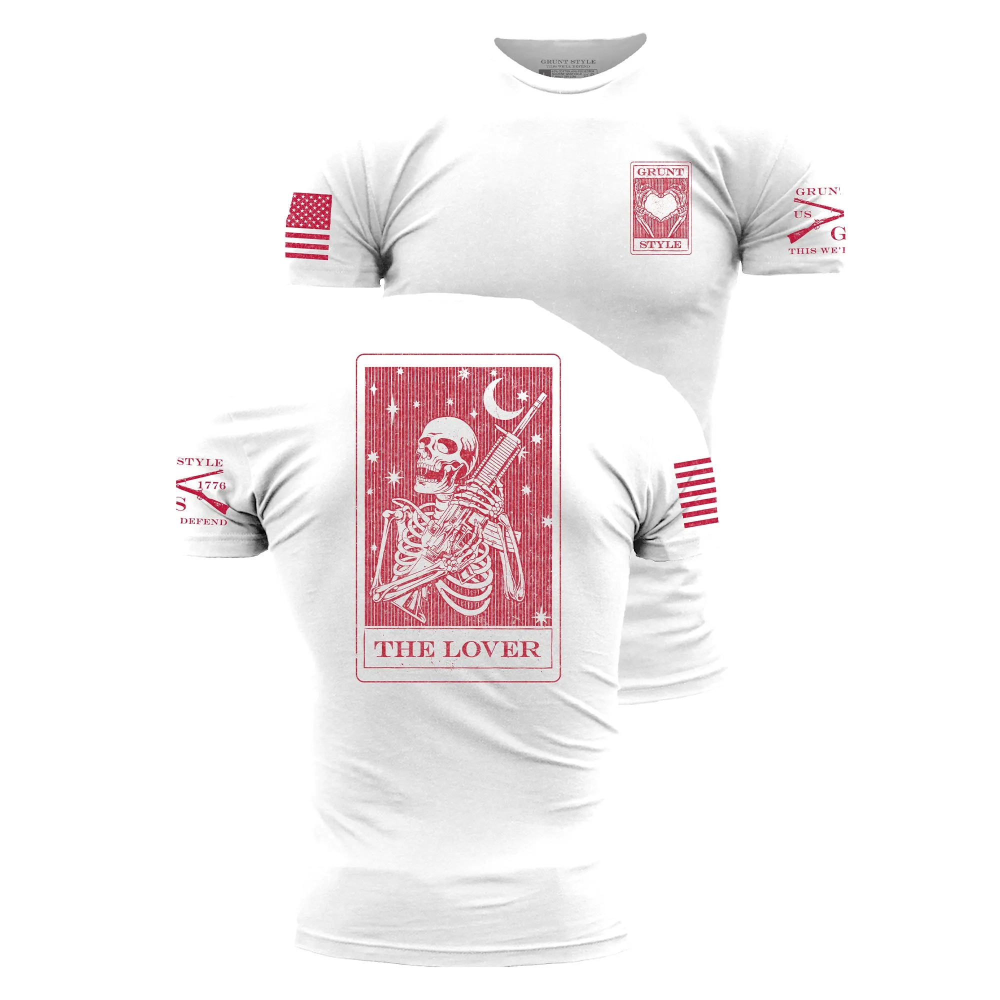 Lover Tarot T-Shirt - White sold by Grunt Style