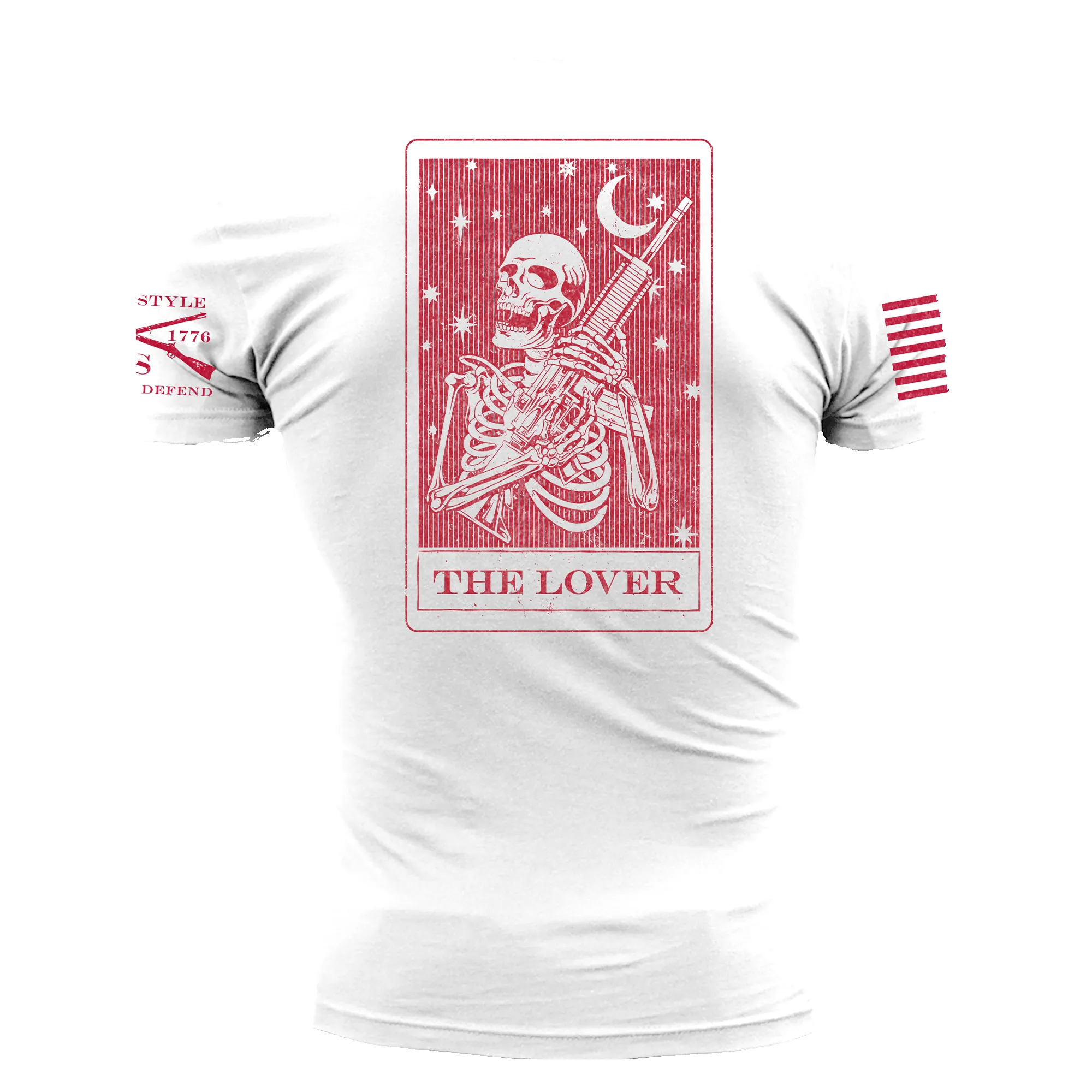 Lover Tarot T-Shirt - White sold by Grunt Style product image thumbnail 5