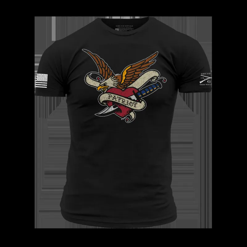 Patriot Ink T-Shirt - Black sold by Grunt Style