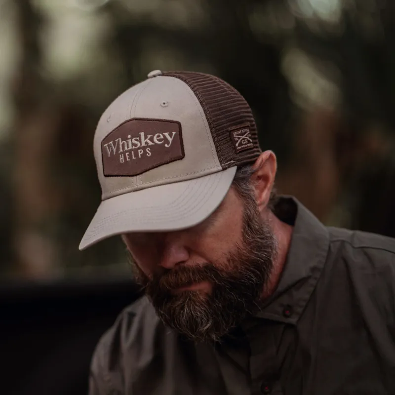 Grunt Style Whiskey Helps™ Tan Hat sold by Grunt Style