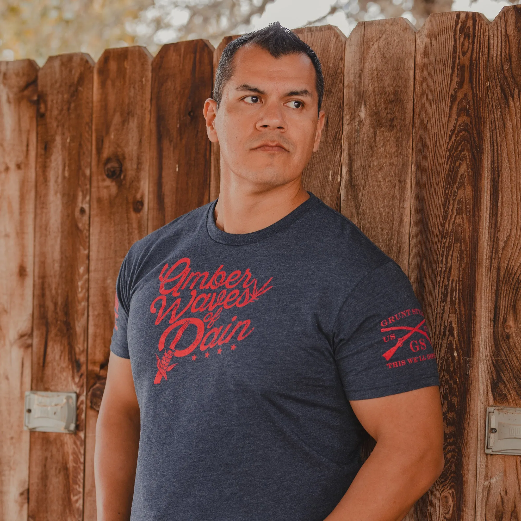 Amber Waves T-Shirt - Midnight Navy sold by Grunt Style product image thumbnail 3