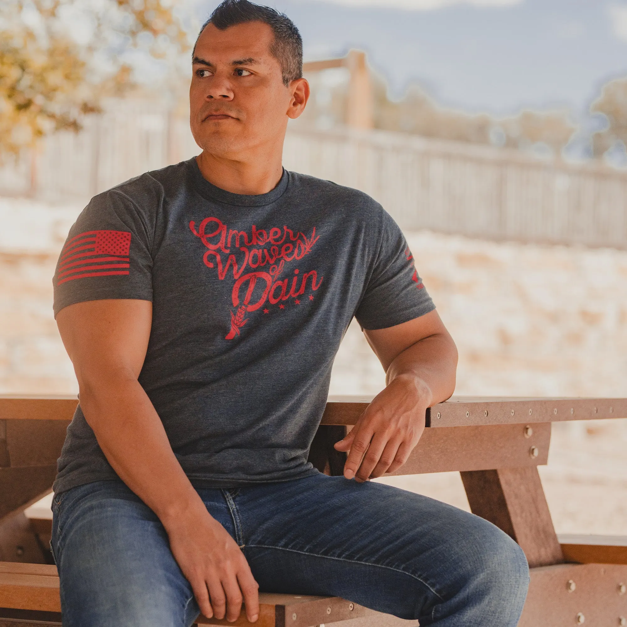 Amber Waves T-Shirt - Midnight Navy sold by Grunt Style product image thumbnail 5