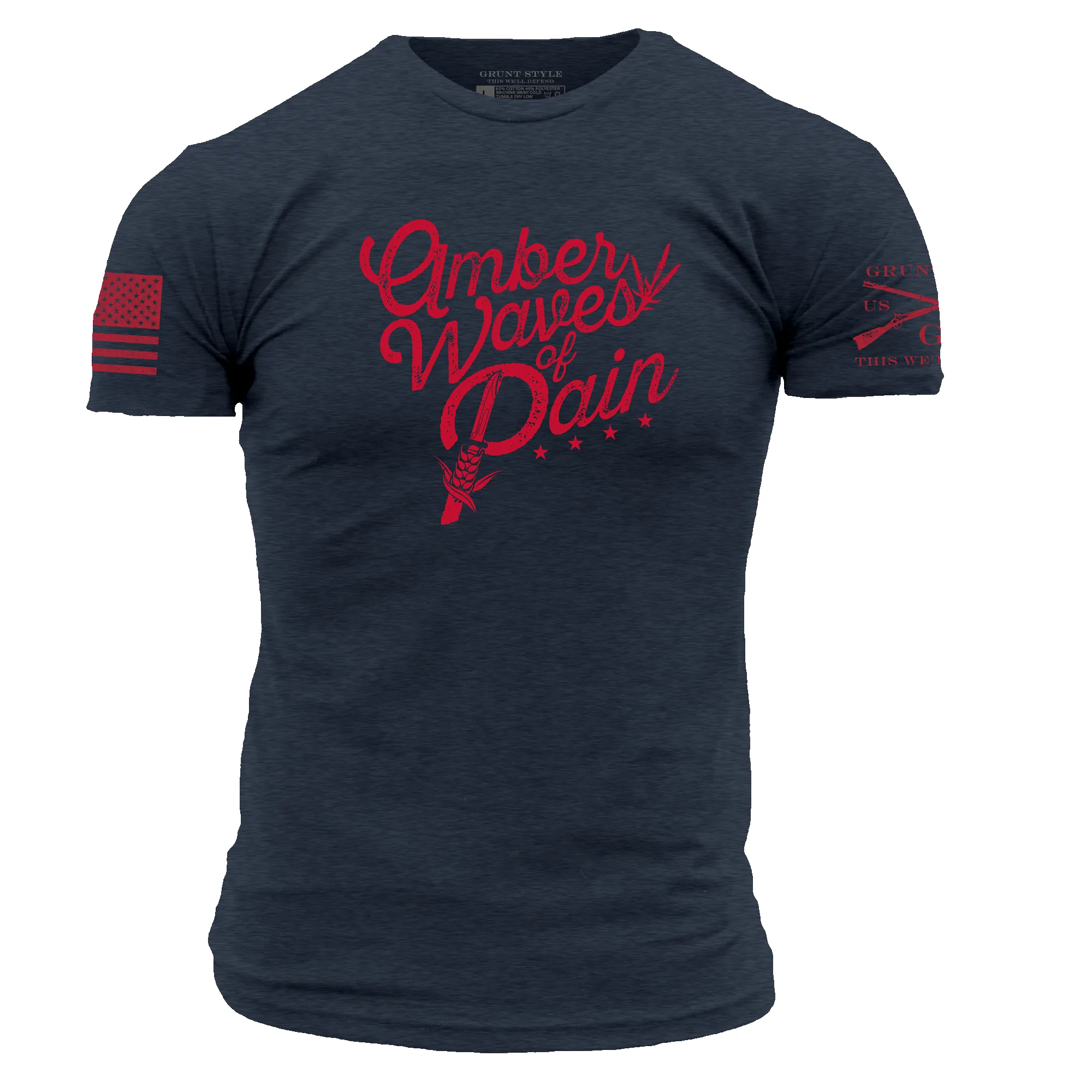 Amber Waves T-Shirt - Midnight Navy sold by Grunt Style