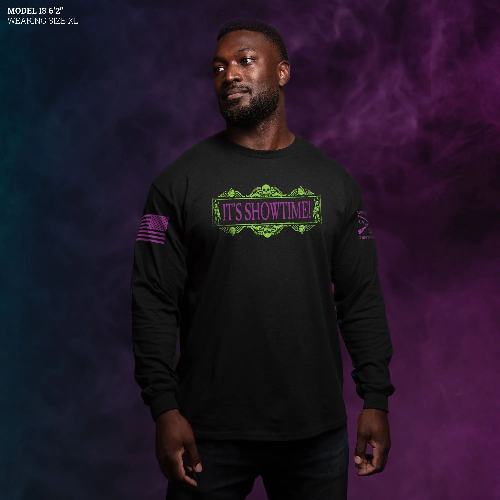 It's Showtime Long Sleeve - Black sold by Grunt Style product image thumbnail 3