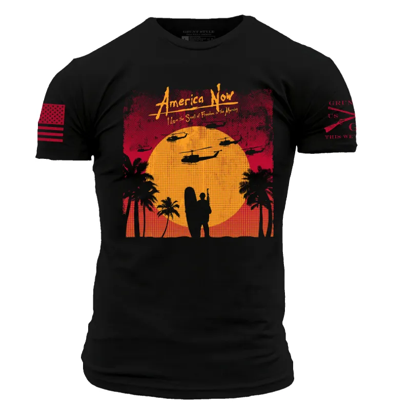 America Now T-Shirt - Black sold by Grunt Style