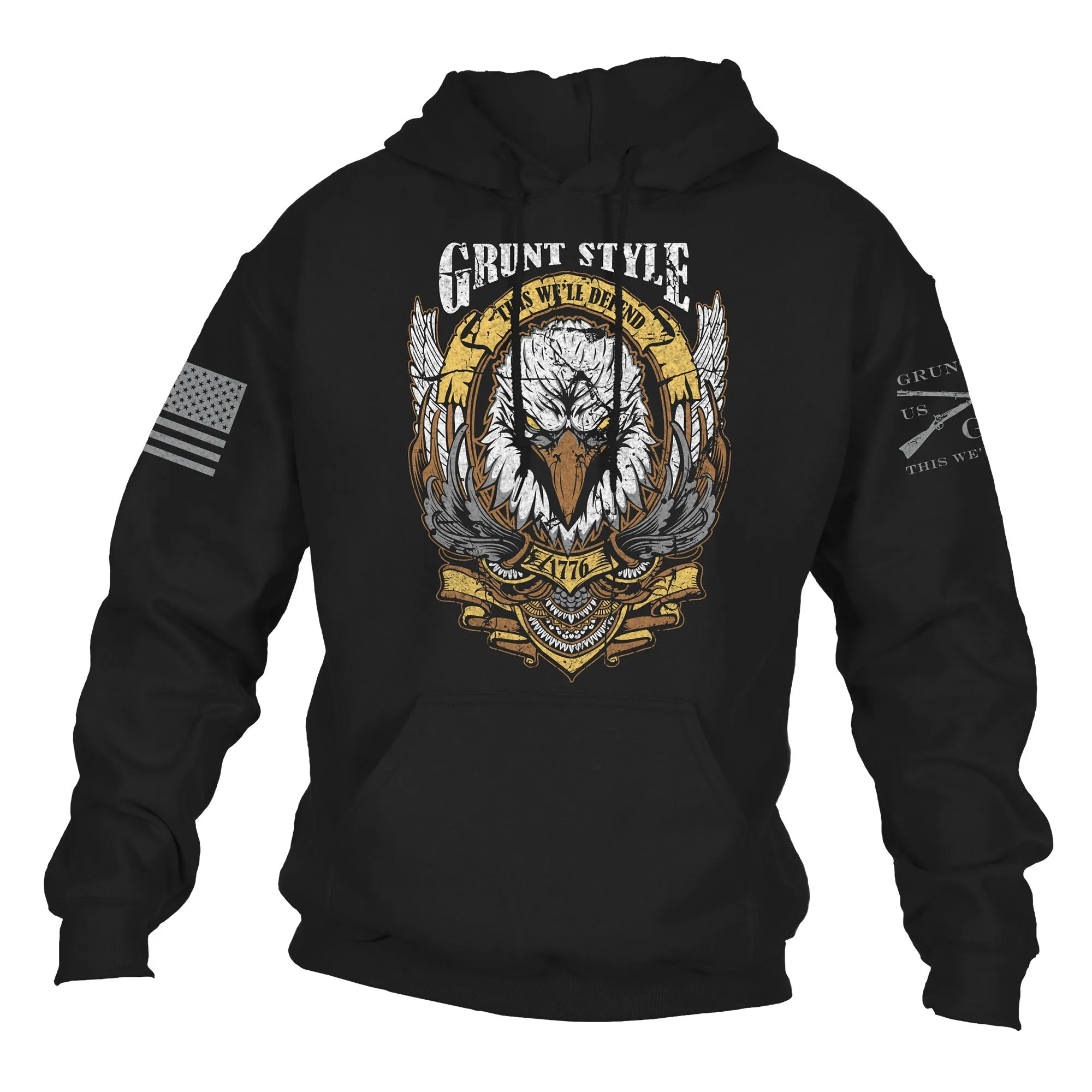 Easy Rider Hoodie - Black sold by Grunt Style product image thumbnail 2