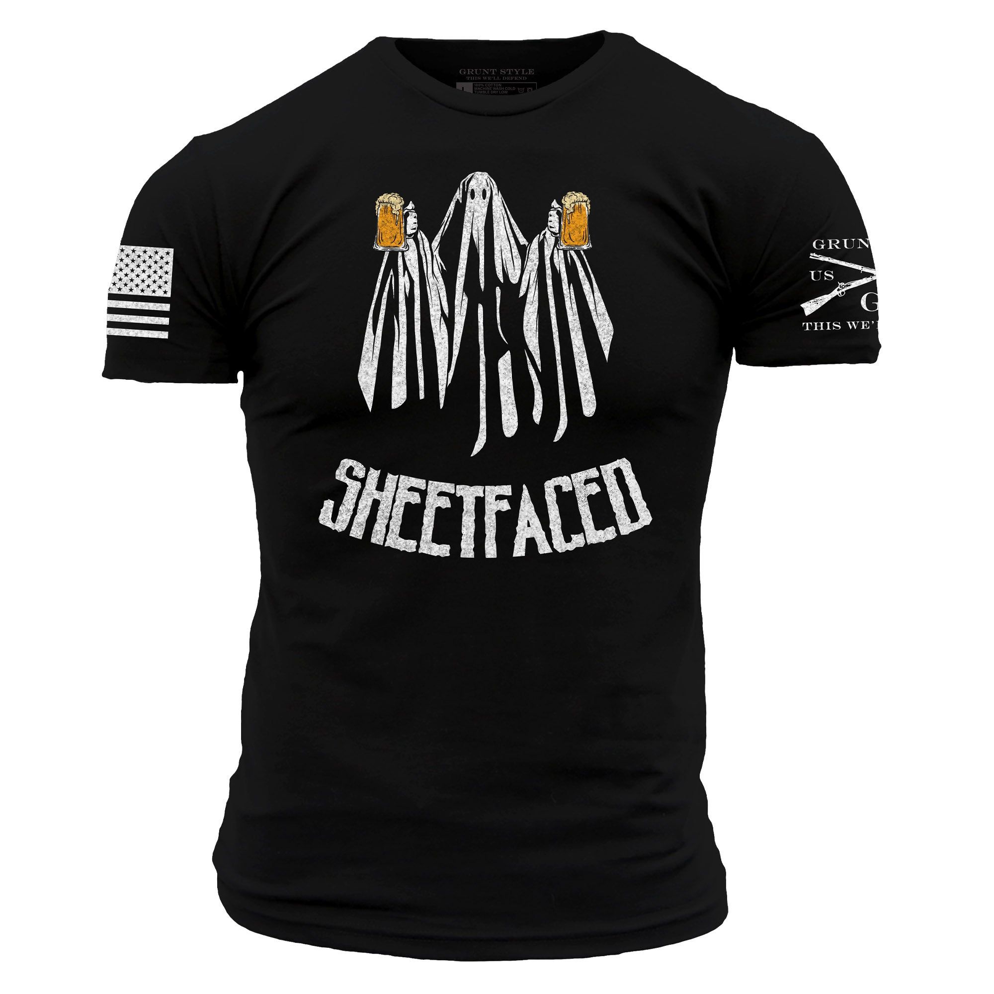 Sheetfaced T-Shirt - Black sold by Grunt Style