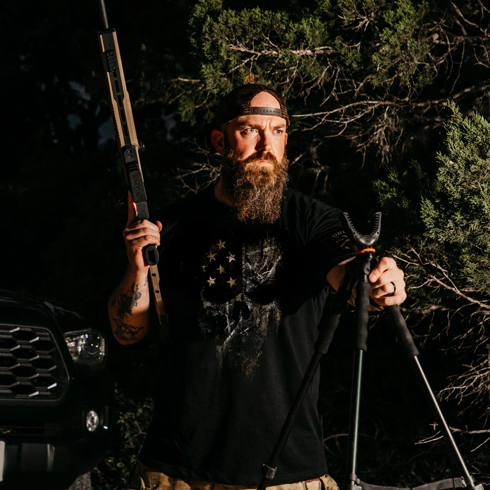 Realtree Edge® American Reaper T-Shirt - Black sold by Grunt Style product image thumbnail 2