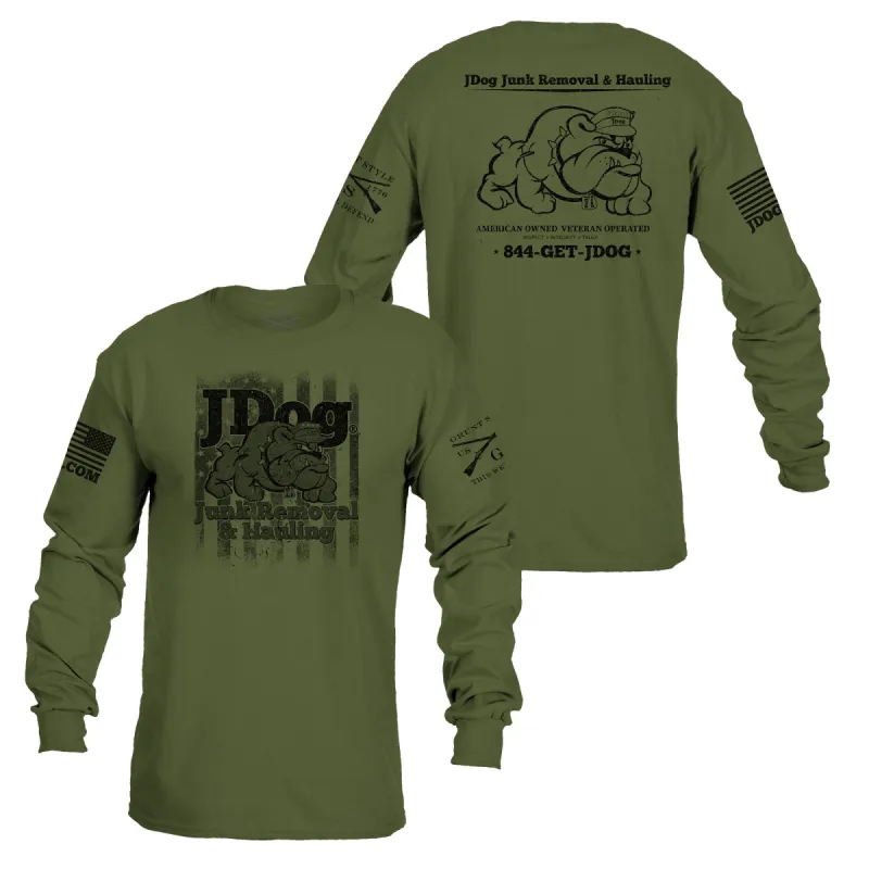 JDog Long Sleeve T-Shirt - Military Green sold by Grunt Style