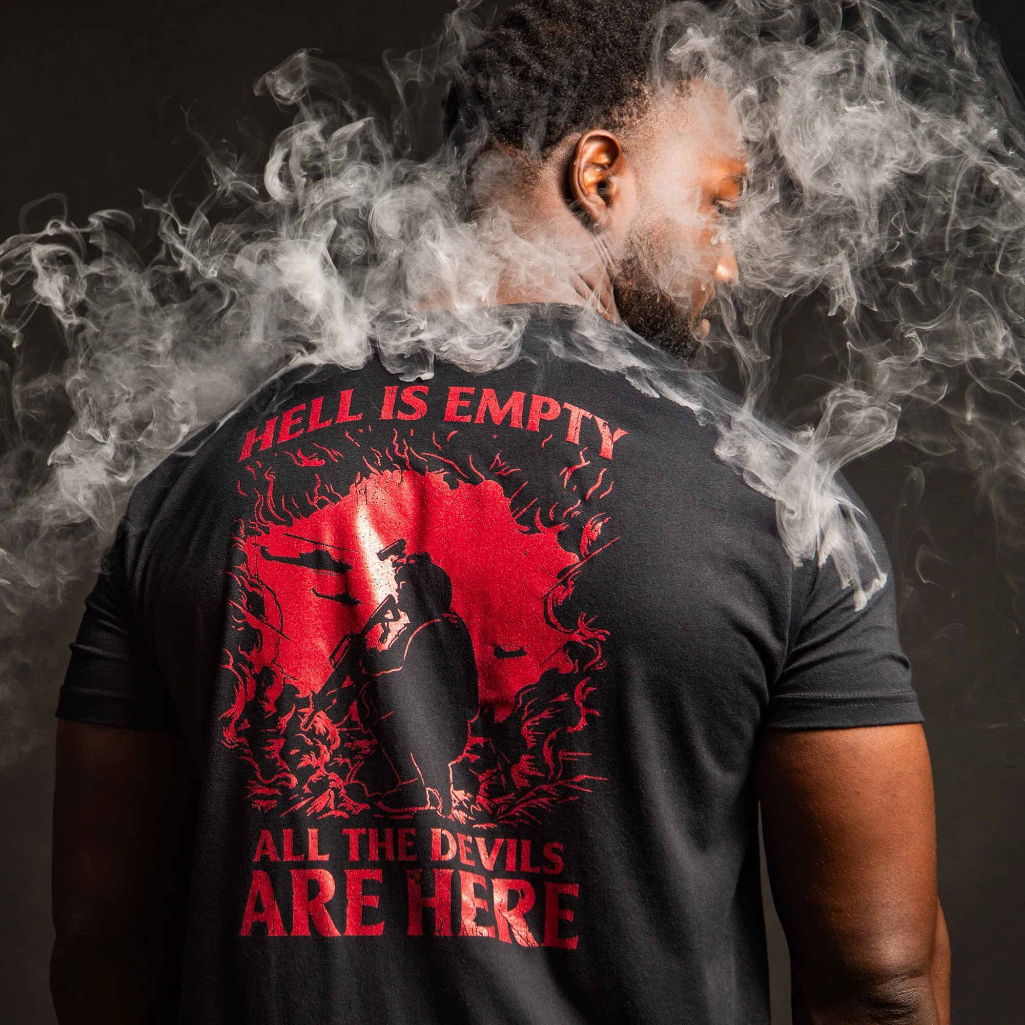 Hell Is Empty T-Shirt - Black sold by Grunt Style