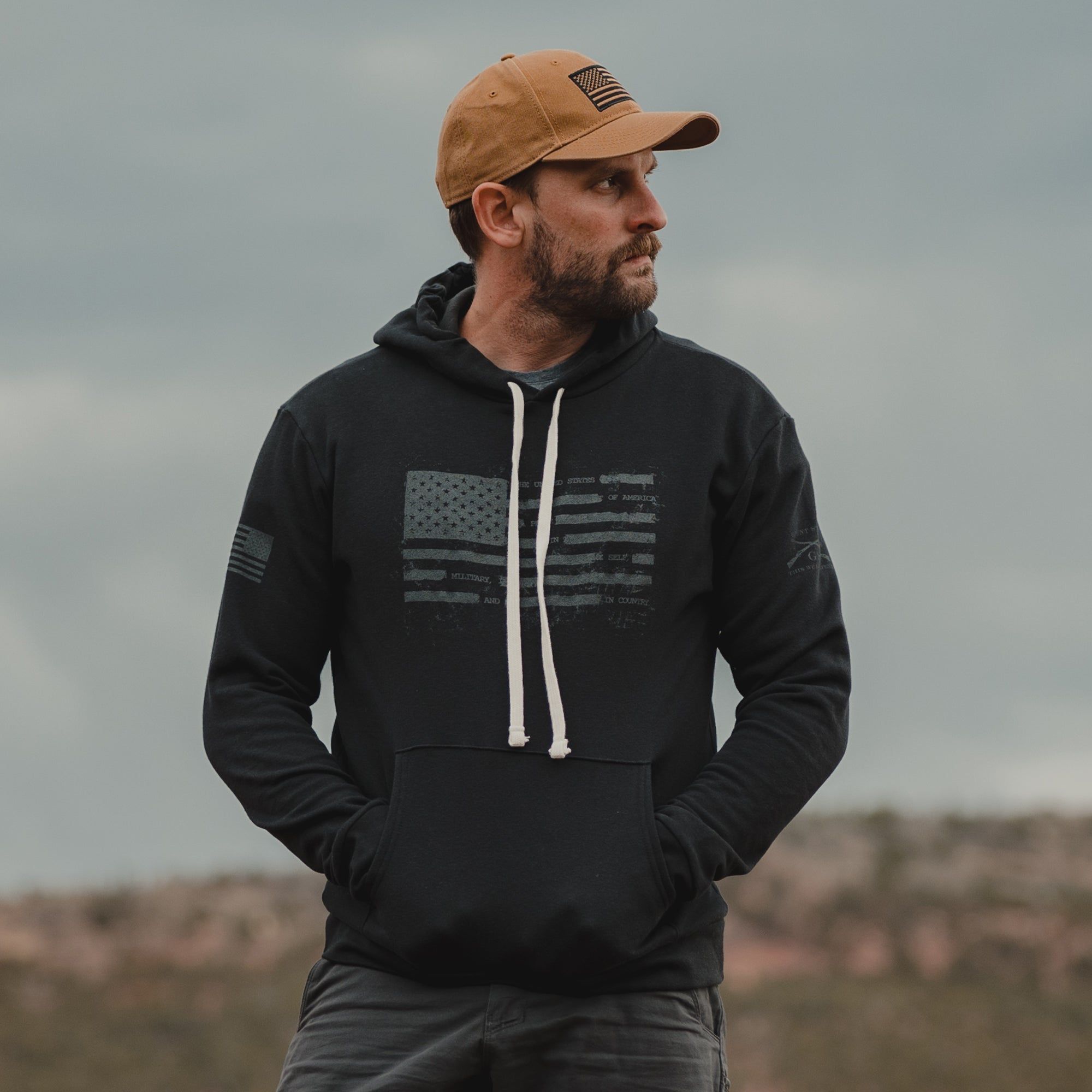 Pride Redacted Premium Hoodie - Black sold by Grunt Style product image thumbnail 2