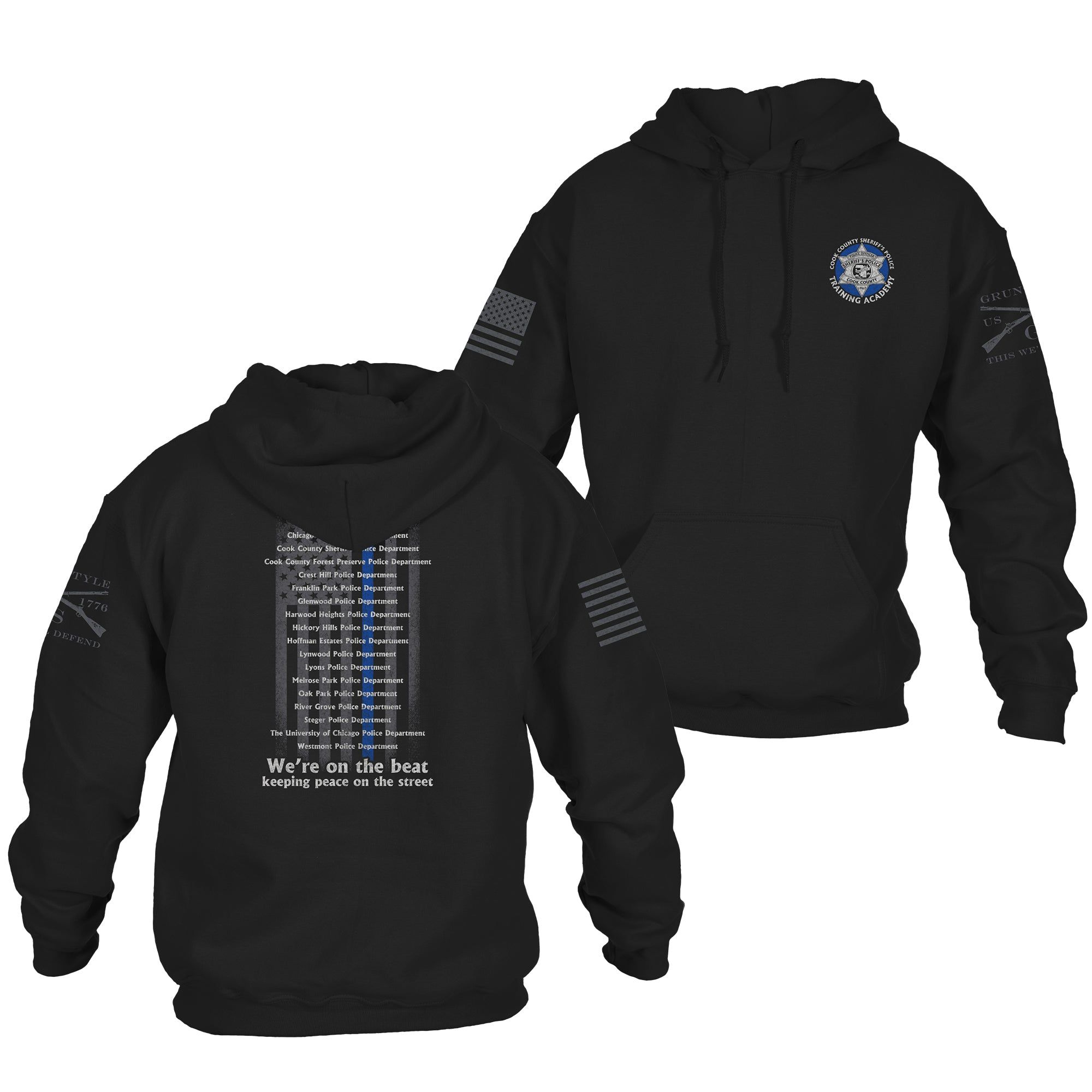 Cook County Sheriff’s Police Training Academy Apparel sold by Grunt Style product image thumbnail 4