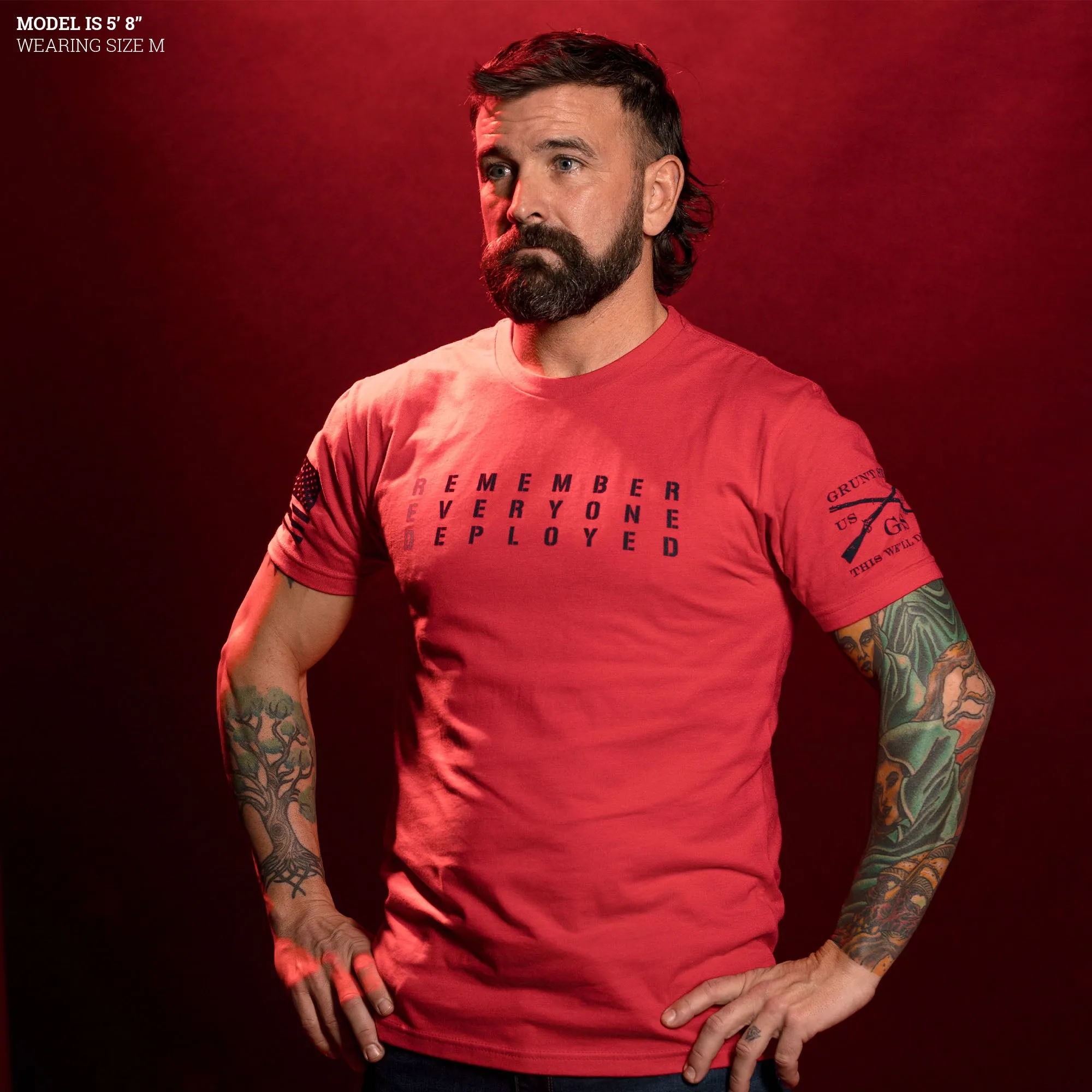 RED Friday T-Shirt - Red sold by Grunt Style product image thumbnail 4