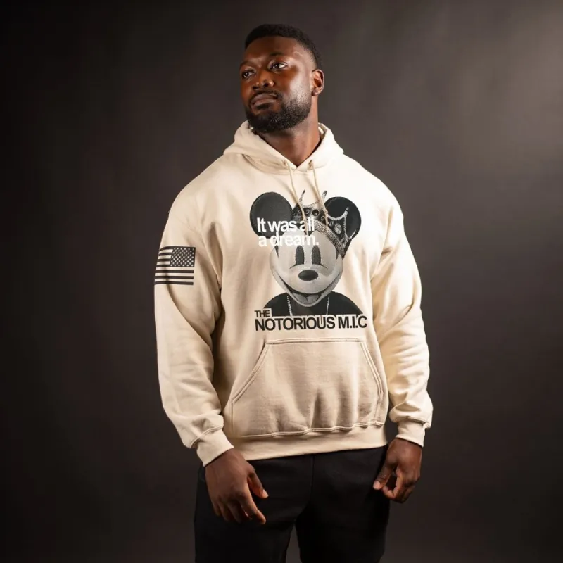 Notorious M.I.C. Hoodie - Sand made by Grunt Style