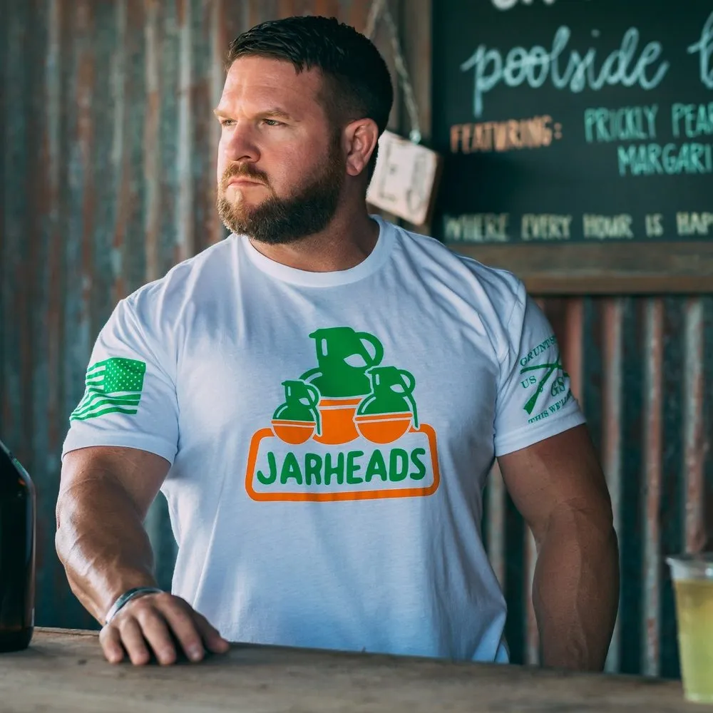 Jarheads T-Shirt - White sold by Grunt Style product image thumbnail 4