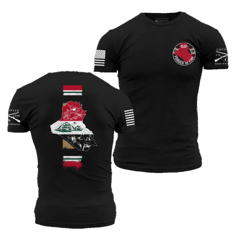 Forged In Fire OIF 2.0 T-Shirt - Black sold by Grunt Style