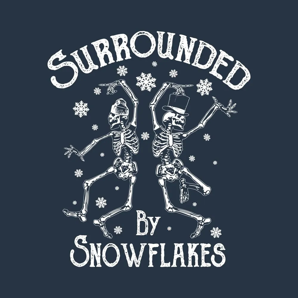 Club Exclusive - Surrounded By Snowflakes Hoodie - Navy sold by Grunt Style product image thumbnail 2