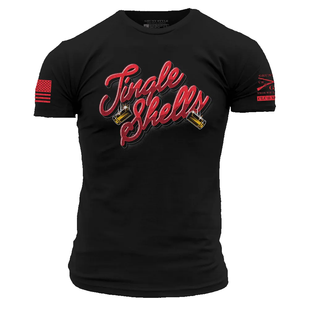 Club Exclusive - Jingle Shells T-Shirt - Black sold by Grunt Style