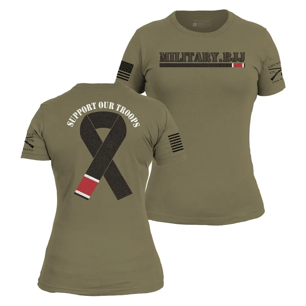 Military BJJ Ribbon of Honor: Support Our Troops sold by Grunt Style product image thumbnail 2