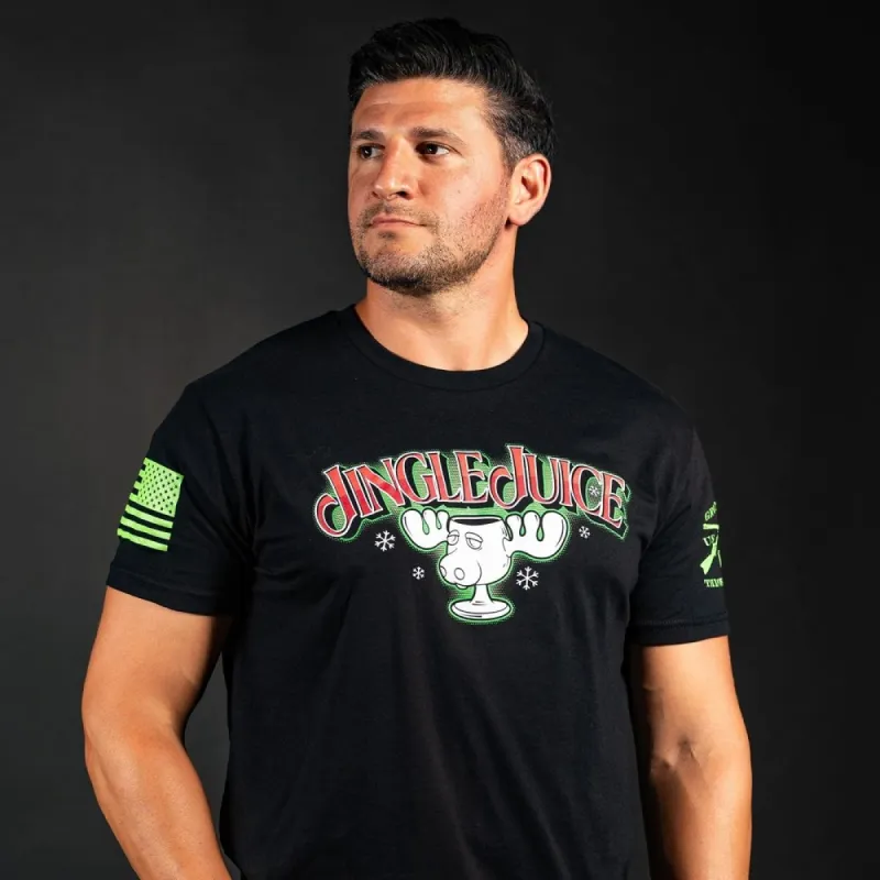 Jingle Juice T-Shirt - Black sold by Grunt Style