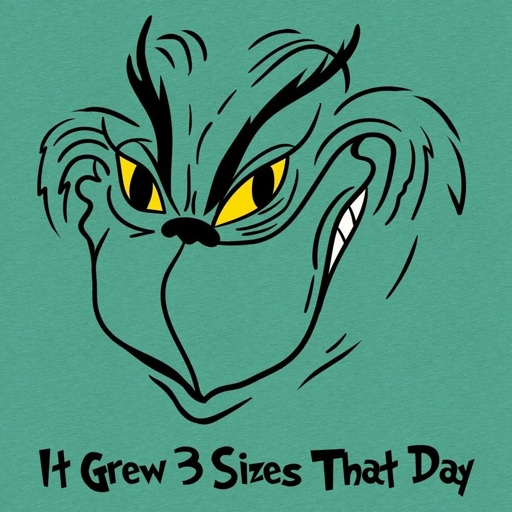 Grinch Grows Hoodie - Heather Forest Green sold by Grunt Style product image thumbnail 2