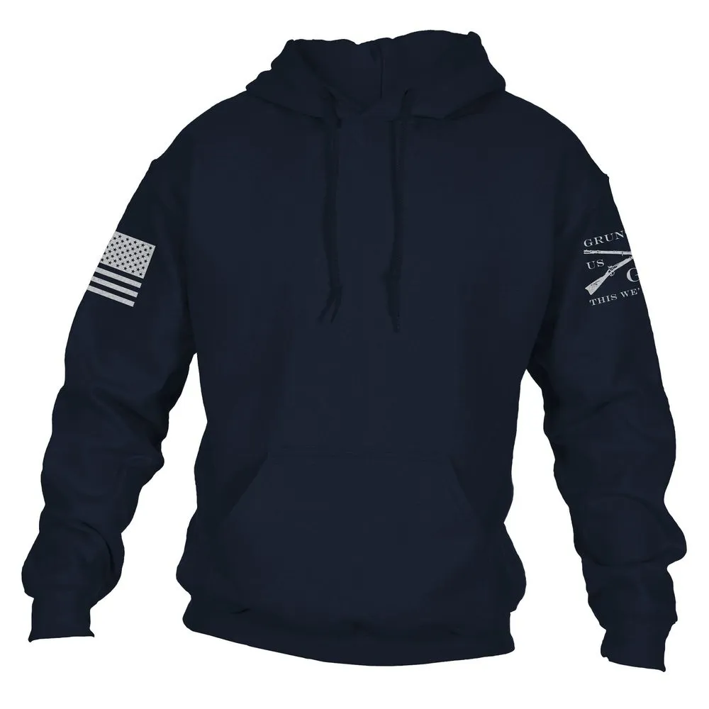 Basic Hoodie - Navy sold by Grunt Style
