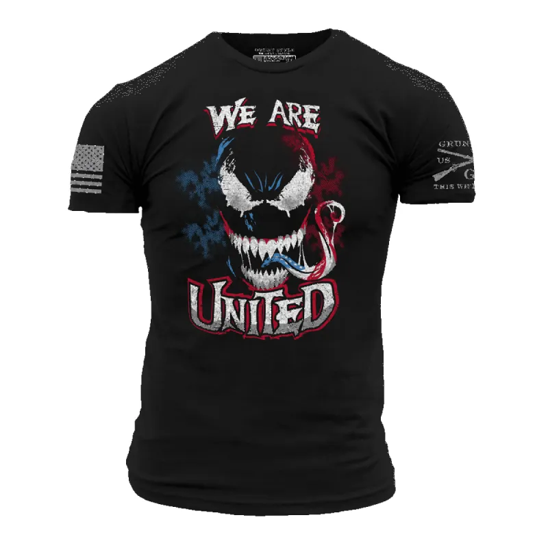 We Are United T-Shirt - Black sold by Grunt Style