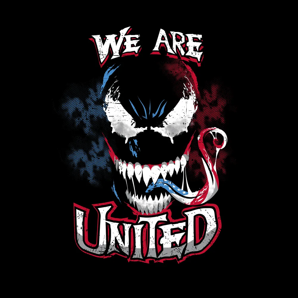 We Are United T-Shirt - Black sold by Grunt Style product image thumbnail 2